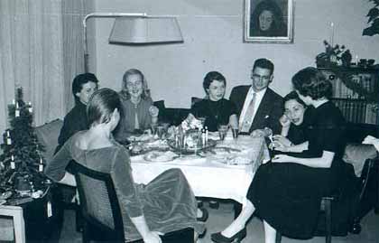 Christmas at Mary Wigman's home